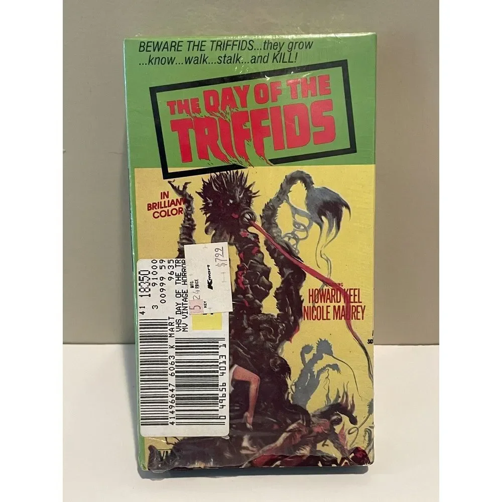 Good Times Home Video VHS Day of the Triffids‎ 1985 Horror Movie